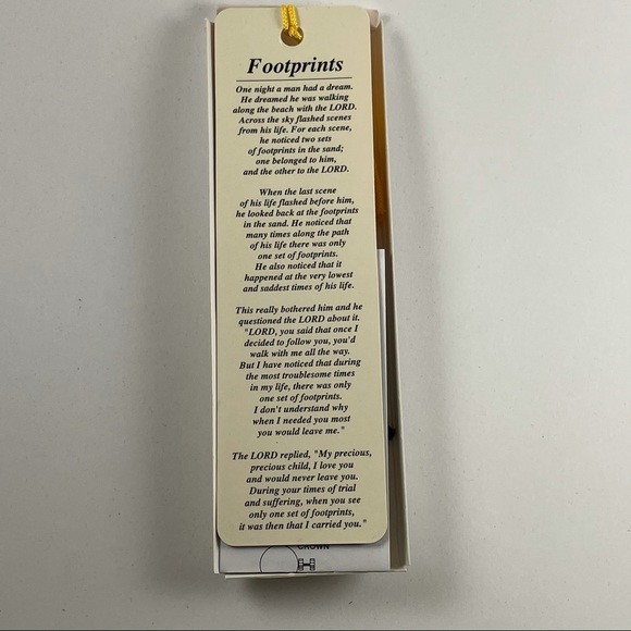 Footprints in the Sand Watch w/ Bookmark